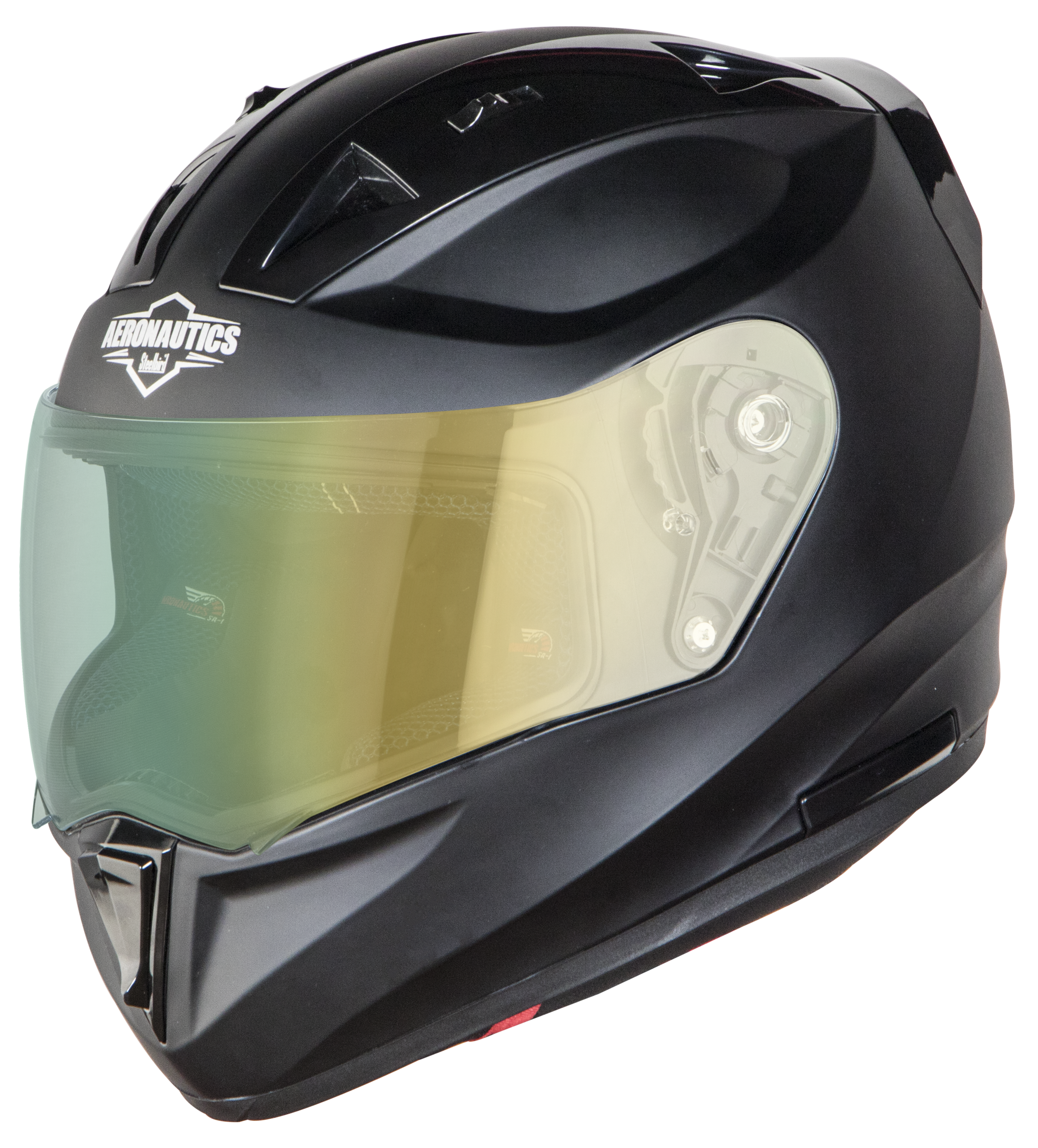 SA-1 Aeronautics Mat Axis Grey (Fitted With Clear Visor Extra Green Visor Free)